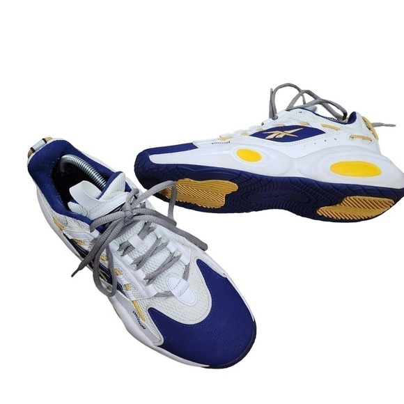 Reebok Solution Mid GW4377 White /Purple Iverson Athletic Basketball Shoes M10 main image 4